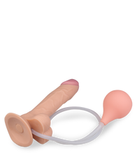 Laden Sie das Bild in den Galerie-Viewer, 23 cm langer Spritzdildo mit Saugnapf