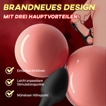 Laden Sie das Bild in den Galerie-Viewer, Anal Plug kugelförmiger Vibrationsstimulator mit Penisringe