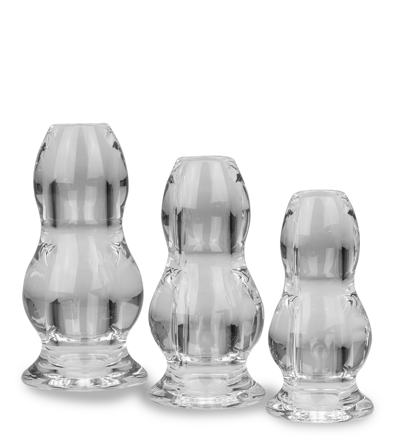 3 Tunnel-Plugs im Set Glyp
