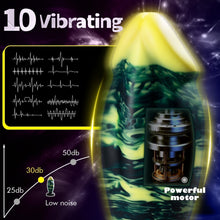 Laden Sie das Bild in den Galerie-Viewer, Unique Hybrid Design Vibrating Anal Dildo With Suction Cup