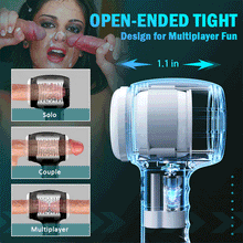 Laden Sie das Bild in den Galerie-Viewer, Aegis - Handheld 8 Vibrating 5 Thrusting Male Masturbtor