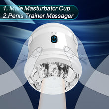 Laden Sie das Bild in den Galerie-Viewer, Automatische Elektrischer Masturbator Cup mit Starker 10 Saug und Vibrationsmodi