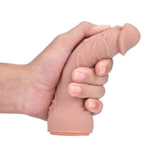 Laden Sie das Bild in den Galerie-Viewer, Doppeldildos – Silikon-Umschnalldildo mit abnehmbarer Steuerung und Vibration