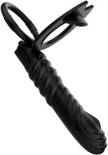 Laden Sie das Bild in den Galerie-Viewer, Doppelpenetration Anal Vibrator mit vibrierendem Cockring, Fernbedienung Doppelstimulation Anal Plug Penis Ring Sexspielzeug für Männer, Frauen und Paare