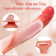 Laden Sie das Bild in den Galerie-Viewer, APP Vibrationsmodi Sex Spielzeug für Paare Frauen Extrem Realistisch Dildo Penis Sleeve für Vergrößerung und Zeit Verlängern