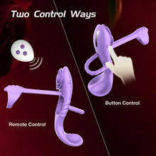 Laden Sie das Bild in den Galerie-Viewer, Penisring Vibrator mit 9 Modi Vibration 4 IN 1 Silikon Cockring Vibratoren für Sie Klitoris and G-punkt Verzögerte Ejakulation Erektion Verbessern Stimulation Penis Männer Sexspielzeug