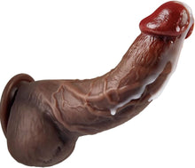 Laden Sie das Bild in den Galerie-Viewer, 6cm dicker Realistischer Dildo groß für G-Punkt-Stimulation mit spezieller Kurve 20cm Silikon dildos mit Starkem Saugnapf Penis Analdildo realistische dildos Sexspielzeug für Frauen und Männer