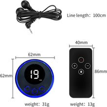 Laden Sie das Bild in den Galerie-Viewer, BDSM Elektro Shock Dual Penisring Hodenring Set,Elektrische Stimulation Massager Penis Erektion Enhancer SM Verzögerung Ring Sex Spielzeug für Männ
