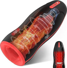 Laden Sie das Bild in den Galerie-Viewer, Elektrischer Masturbator Cup,Masturbieren für Männer mit 3 Swing-Muster 6 Vibrationsmodi Sex Spielzeug für die Männer Heizfunktion Taschenmuschi Vibrator Sex Toys Penis Masturbatoren