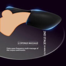 Laden Sie das Bild in den Galerie-Viewer, Männlicher Cup-Masturbator Penis Trainings Vibrator mit Zunge Lecken und 10 Vibrationsmodi zur Herren Masturbation Vergnügen Silikon Eichel Massagegerät Sexspielzeug für Männer