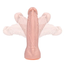 Laden Sie das Bild in den Galerie-Viewer, Doppeldildos – Silikon-Umschnalldildo mit abnehmbarer Steuerung und Vibration