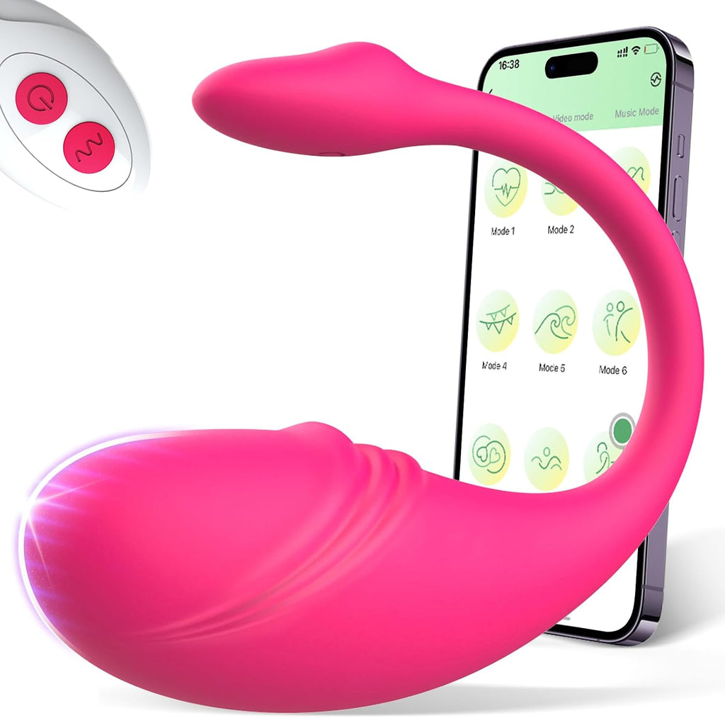 Vibrator mit Fernbedienung Sex Spielzeug für die Frau Vibration, Vibratorensets für Frauen mit App, Sexspielzeug für Paare Extrem Sex Toys Leise Vibro ei, Dildo Sex Toyset Damen Klitoris
