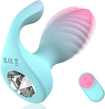 Laden Sie das Bild in den Galerie-Viewer, Analplug für Frauen mit Vibration Anal Plug Vibrator, Analvibratoren für Mann Butt Plug Sexspielzeug für Paare mit 10 Vibration Prostata Stimulation Männer Sex Spielzeug für die Männer Buttplug