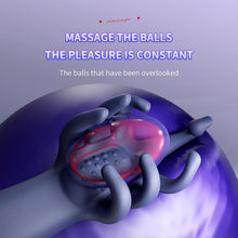 Laden Sie das Bild in den Galerie-Viewer, Masturbator Mann Elektrischer Masturbator Penismassage Penisvibrator Mit 10 Vibrationsmodi Vibratoren für Männer Leise Eichelvibrator Penis Trainer Sexspielzeug für Männer Solo