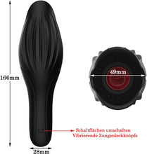 Laden Sie das Bild in den Galerie-Viewer, BDSMYEE Elektrischer Masturbator Cup, Eichel Stimulator Penis Training Vibrator mit 10 Vibrationsmodi, Masturbieren Blowjob Cup Sex Spielzeug für Männer, Der Vibrator mit der Vibrationszunge
