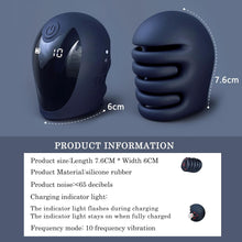 Laden Sie das Bild in den Galerie-Viewer, Latest 3.0 Vibrator Masturbating for Men Electric, Sword Helmet Design Glans Stimulator Man Masturbators Ring Vibrator, 10 Vibrator Modes, Prostate Vibration Men Masturbator