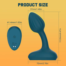 Laden Sie das Bild in den Galerie-Viewer, Analvibratoren für Mann Analplug mit APP-Steuerung und Fernbedienung Anfänger mit 10 Intensive Vibrationen Wiederaufladbarer Silikon Anus Vibration Prostata Massagegerät