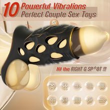 Laden Sie das Bild in den Galerie-Viewer, Penisring Vibratoren mit APP Fernbedienung,Penisring Vibratoren mit 10 Intensive Vibrationsmodi, Dehnbar Silikon Cockring,Sex Spielzeug für die Männer Elektrische Penis Trainer Vibrator