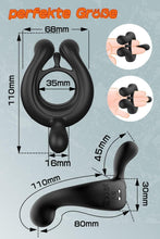 Laden Sie das Bild in den Galerie-Viewer, Penisring Vibrator, Penis Ring Sex spielzeug für Die Paare Penis Massagegerät für Langwährende Erektion, Sex Spielzeug für Die Männer mit 9 Vibrationsmodi, Erotisches Sexspielzeug Sex Toyset Damen