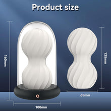 Laden Sie das Bild in den Galerie-Viewer, Elektrischer Masturbator Mann mit 9 Vibrationsmodi Elektrischer Masturbator Cup 3D Realistische Vagina Heizung,Automatischer Mastubratoren Taschenmuschi Penis Stimulator Penis Masturbatoren