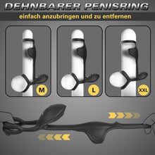 Laden Sie das Bild in den Galerie-Viewer, APP Penisring Set Sex Spielzeug für die Männer, 9 Vibrationsmodi Penis Vibrator Massagegerät, Penis Ring Cockringe Erotik Sexspielzeug für Paare Extrem Sex, Cockring Hodenringe Erotisches für Klitoris