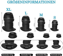 Laden Sie das Bild in den Galerie-Viewer, BDSMAGE Anal Tunnel Plug Set,Analplug für Paare Frauen Männer,Spekulum Plugs Sexspielzeug Analspielzeuge Analdehner erotisches Sexspielzeug für Paare extrem Sex Fisting (S+M+L+XL)