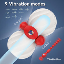 Laden Sie das Bild in den Galerie-Viewer, Elektrischer Masturbator Mann mit 9 Vibrationsmodi Elektrischer Masturbator Cup 3D Realistische Vagina Heizung,Automatischer Mastubratoren Taschenmuschi Penis Stimulator Penis Masturbatoren