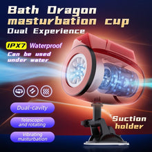 Laden Sie das Bild in den Galerie-Viewer, Elektrischer freihändiger Flugzeugbecher für Männer, 10-Frequenz-Teleskop-Rotations-Dual-Motor-Vibrationsmodus, 3 in 1 Sexspielzeug Taschenmuschi Penis Masturbatoren Sex Toys Pussy