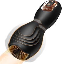 Laden Sie das Bild in den Galerie-Viewer, Penis Vibrator mit 10 360°-Rundum-Rotationen und 10 Vibrationen, Sex Spielzeug für die Männer Eichel Stimulation Masturbator Masturbieren für Männer Elektrisch