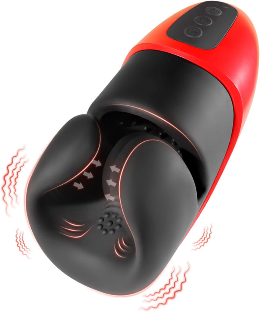 Elektrischer Masturbationsbecher, 10-Frequenz-Clip-Vibration, 10-Frequenz-Kopf Vibration, magnetische Aufladung, Eichelvibrator, Penis-Masturbator, Penistrainer, Sexspielzeug für Männer
