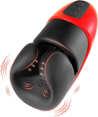 Elektrischer Masturbationsbecher, 10-Frequenz-Clip-Vibration, 10-Frequenz-Kopf Vibration, magnetische Aufladung, Eichelvibrator, Penis-Masturbator, Penistrainer, Sexspielzeug für Männer