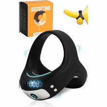 Laden Sie das Bild in den Galerie-Viewer, Penis Vibrator für Paare Cockringe für Männer Gummi Sexspielzeug, Mastrubrator für Manner Cock Ring &amp; Vibrator Mann Erotik 10 Vibrationmodi Erektion &amp; Klitoris Stimulator Für Sie