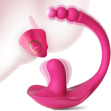 Laden Sie das Bild in den Galerie-Viewer, Vibration für Frauen Sex Spielzeug für die Frau Paare mit APP, 2in1 Vibrator G-Punkt Anal Klitoris Vibratorensets 10Modi, Leise Tragbarer Vibratoren Bdsms Sexspielzeug Extrem Sex Toyset für Woman Rosa