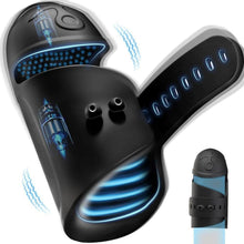 Laden Sie das Bild in den Galerie-Viewer, Silicone Electric Trainer Vibrator Adjustable Size with 10 Vibration Modes Male Glans Training Stimulator Masturbation Cup Adult Sex Toy for Men Couples