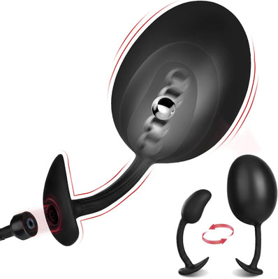 Neuer Aufblasbar Analplug Mit Magnetverschluss-System für Luftpumpe Sex Spielzeug für die Männer, Verstellbar Riesen Dildo Butt Plug Abnehmbarer, Sex Toys Anal Plug SM Sexspielzeug für Paare Frauen