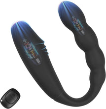 Laden Sie das Bild in den Galerie-Viewer, Doppeldildos Dildo Anal Vibrator Klitorisstimulator G-punkt Vagina Klitoris Anal Massage Drahtlose Steuerung Dildo Doppel Headed Vibratoren U-förmigen Sex spielzeug für Frauen Lesben Paar
