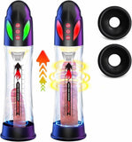 Penis Pumpe Sex Spielzeug für die Männer - Penispumpe für Penisvergrößerung mit 4 Saugenmodi & 4 Druckmodi