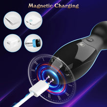 Laden Sie das Bild in den Galerie-Viewer, Vibrierender Buttplug - Sexspielzeug für Männer Prostata-Massagegerät Analspielzeug, Spielzeug für Erwachsene Analplugs Vibratoren Graduiertes &amp; Display-Design mit 9 Vibrationsmodi
