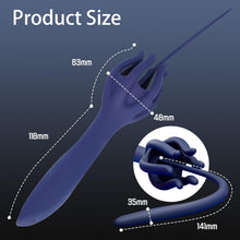Laden Sie das Bild in den Galerie-Viewer, 2-in-1-Harnröhren- und Penis-Vibrator für Männer, Harnröhrendilatator, 30 Vibrationsmodi, Prostatastimulator, Dilatatoren, Harnröhren- und Penis-Plug, Masturbator für Männer