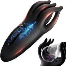 Laden Sie das Bild in den Galerie-Viewer, 10 Vibrations-Knetmodi Sex Spielzeug für die Männer, Penis Trainer Masturbator Vibratorensets für Männer Eichelvibrator Taschenmuschi