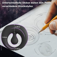 Laden Sie das Bild in den Galerie-Viewer, Penisring Vibrator mit 360° Verstellbarem Perlen-Klitorisstimulator, Sex Spielzeug für die Paare Männer Frauen, YAWNSHE Cockring Penis Ring Sex Toys, Erotisches Sexspielzeug für Paare Mann Extrem Sex
