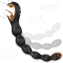 Laden Sie das Bild in den Galerie-Viewer, Analkugeln Analkette mit 6 Anal Beads, Sex Spielzeug anal Vibrator Prostata Stimulation Männer Analplug Sexspielzeug Buttplug Analplugs Analspielzeuge, Analvibratoren für Männer Anfänger Die Paare