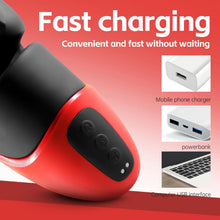 Laden Sie das Bild in den Galerie-Viewer, Elektrischer Masturbationsbecher, 10-Frequenz-Clip-Vibration, 10-Frequenz-Kopf Vibration, magnetische Aufladung, Eichelvibrator, Penis-Masturbator, Penistrainer, Sexspielzeug für Männer