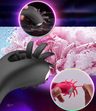 Laden Sie das Bild in den Galerie-Viewer, Penisring Vibrator Klitorisstimulator Cockringe Extrem Silikon G-Punkt Penis Ring Penisring Vibration Sex Toy Cock Ring mit 10 Vibration Modes