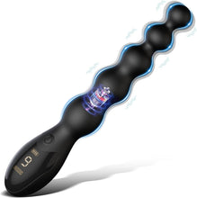 Laden Sie das Bild in den Galerie-Viewer, Vibrierender Buttplug - Sexspielzeug für Männer Prostata-Massagegerät Analspielzeug, Spielzeug für Erwachsene Analplugs Vibratoren Graduiertes &amp; Display-Design mit 9 Vibrationsmodi