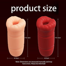 Laden Sie das Bild in den Galerie-Viewer, Masturbator mit 10 Vibrationsmodi Taschenmuschi Stimulator Elektrischer Masturbator Cup Sex Toys Automatische Masturbatoren 3D Realistischer Vagina Pussy Sex Spielzeug für Männer(Rot)