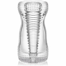 Laden Sie das Bild in den Galerie-Viewer, Masturbieren Mann, Manuelle Masturbator Cup Sex Spielzeug für die Männer mit 3D Realistische Vagina Oralsex, Mini Tragbar Kristall Penis Trainingsgerät Masturbation Taschenmuschi für Männer