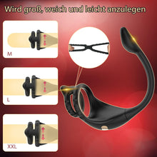 Laden Sie das Bild in den Galerie-Viewer, Penisring Sex Spielzeug für die Männer, Penis Ring Erotik Sex spielzeug für Paare extrem sex, Cockring Erotisches Sexspielzeug für Klitoris, 10 Vibrationsmodi Dual Penisringe Massagegerät mit APP