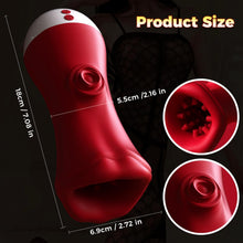 Laden Sie das Bild in den Galerie-Viewer, Elektrische Cup-Masturbatoren Realistisches Blowjob mit 9 Vibrationsmodi Sexspielzeug für Männer Vibratorensets Elektrisch Sextoysets Für Men