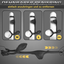 Laden Sie das Bild in den Galerie-Viewer, APP Penisring Set Sex Spielzeug für die Männer, 9 Vibrationsmodi Penis Vibrator Massagegerät, Penis Ring Cockringe Erotik Sexspielzeug für Paare Extrem Sex, Cockring Hodenringe Erotisches für Klitoris